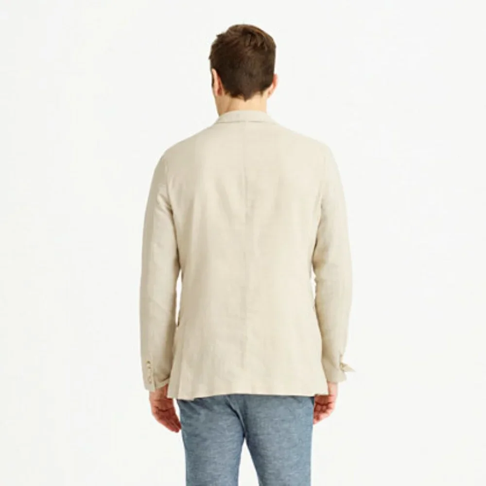 [Free Pants] J.crew Ludlow Linen Khaki Blazer Suit Set